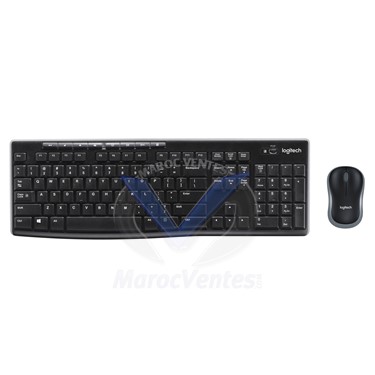 Ensemble sans fil souris et clavier USB (AZERTY Français)