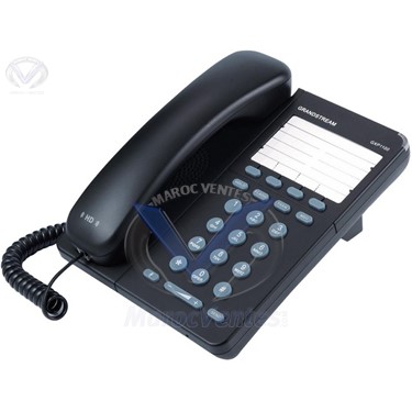 Téléphone IP avec 1 compte SIP et 2 appels - 4 touches soft XML - PoE intégré