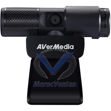 Webcam Full HD 1080p volet de confidentialité Double Microphone Design pivotant à 360 degrés