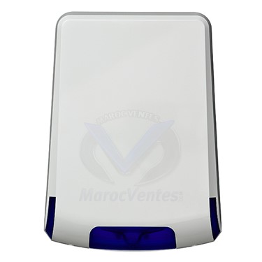 Sirène Extérieure 107db Flash Bleu  avec Batterie Intégré