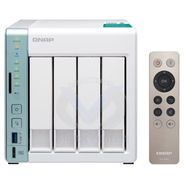 Serveur NAS 4 baies avec 2 Go Dual-Core Intel Celeron N3060 1.6 GHz (sans disque dur)