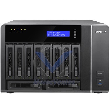 Serveur NAS Professionnel TVS-EC1080-i3-8G 10 Baies (sans disque dur)
