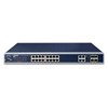 Switch géré combiné L2 + 16 ports 10/100 / 1000BASE-T 802.3at PoE + 4 ports Gigabit TP / SFP