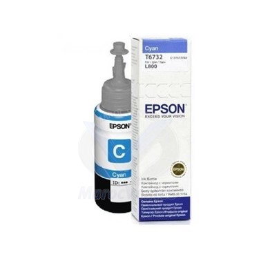Epson Cyan ink bottle 70ml pour l800